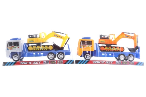 Plastový kamion s bagrem pro děti