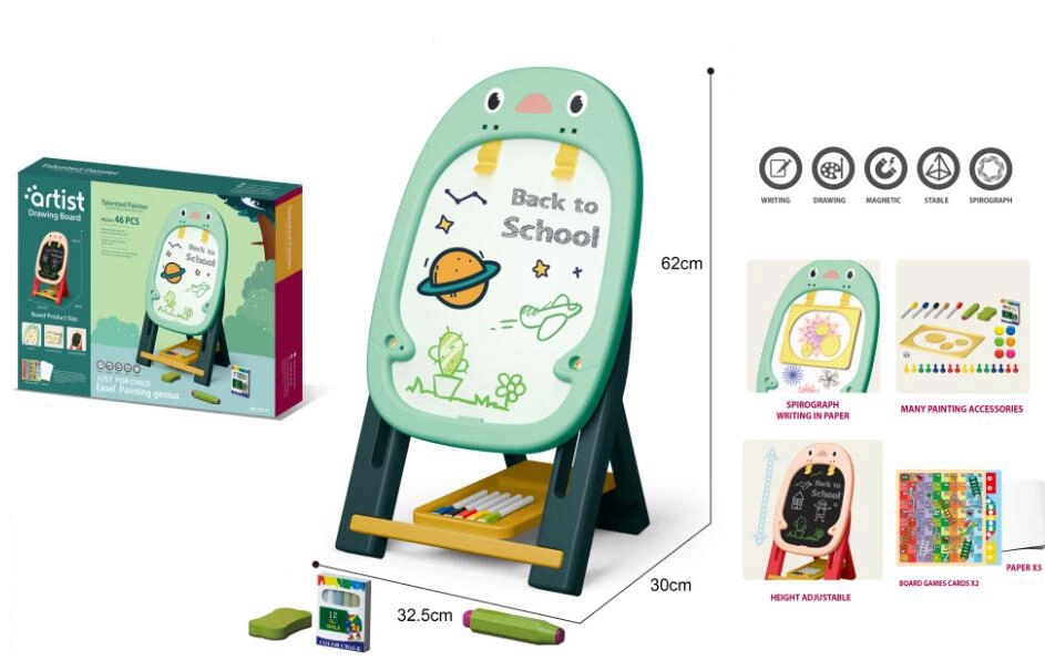 Zelená kreslicí tabule pro děti