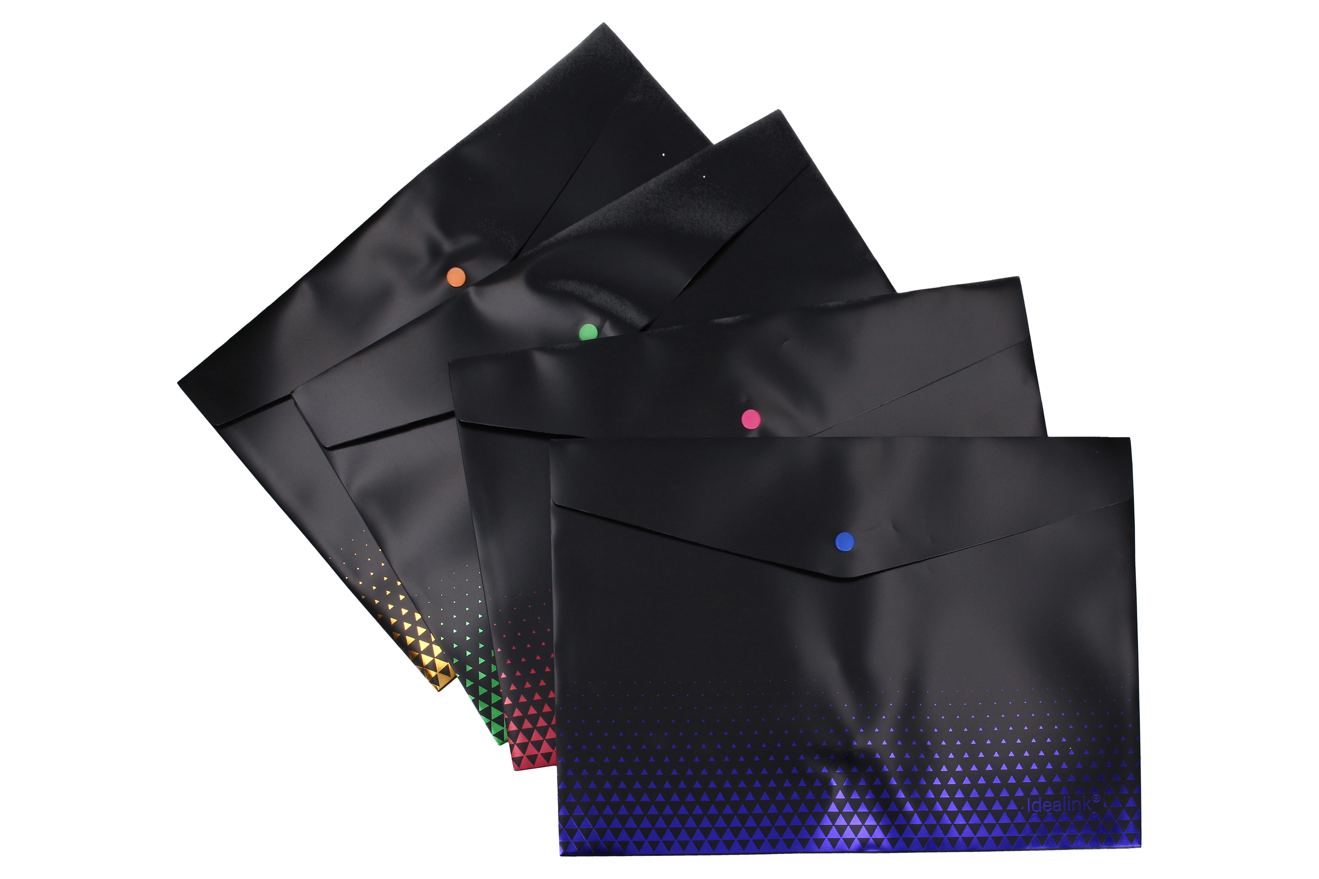 Složka s drukem 33 × 23 cm černá s pruhem