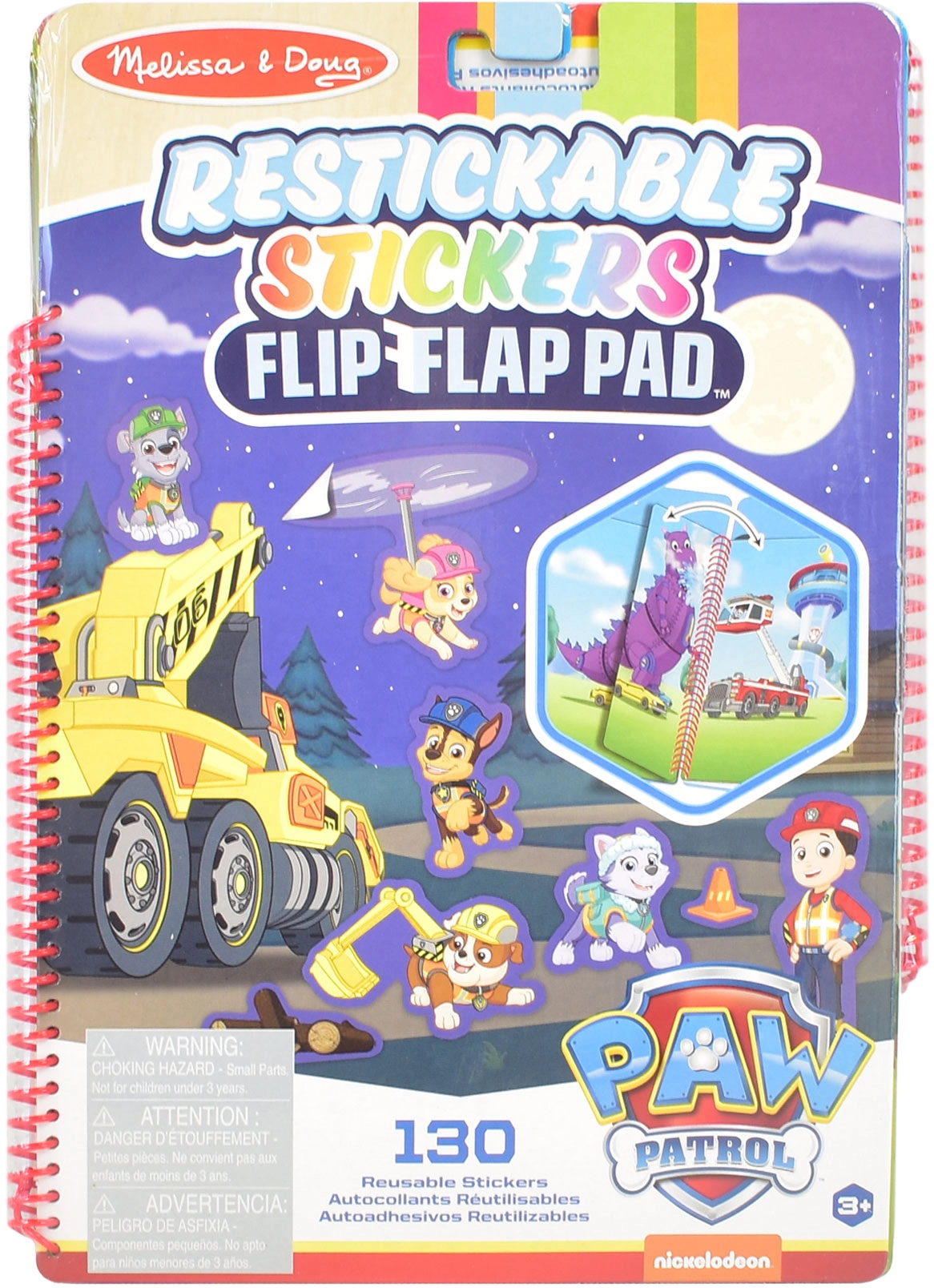 Melissa & Doug Tlapková patrola – kniha se samolepkami