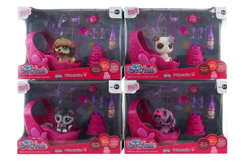 Sada se zvířátkem v pelíšku – narozeninový dort a doplňky