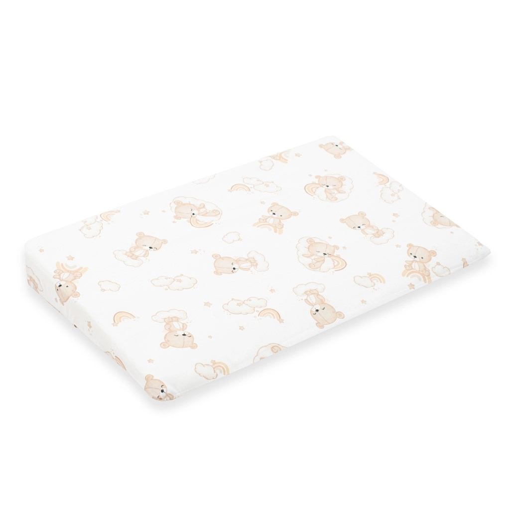 Levně Pótah na dětský klinový polštář NEW BABY Basic 59 × 37 cm, medvídek, béžový