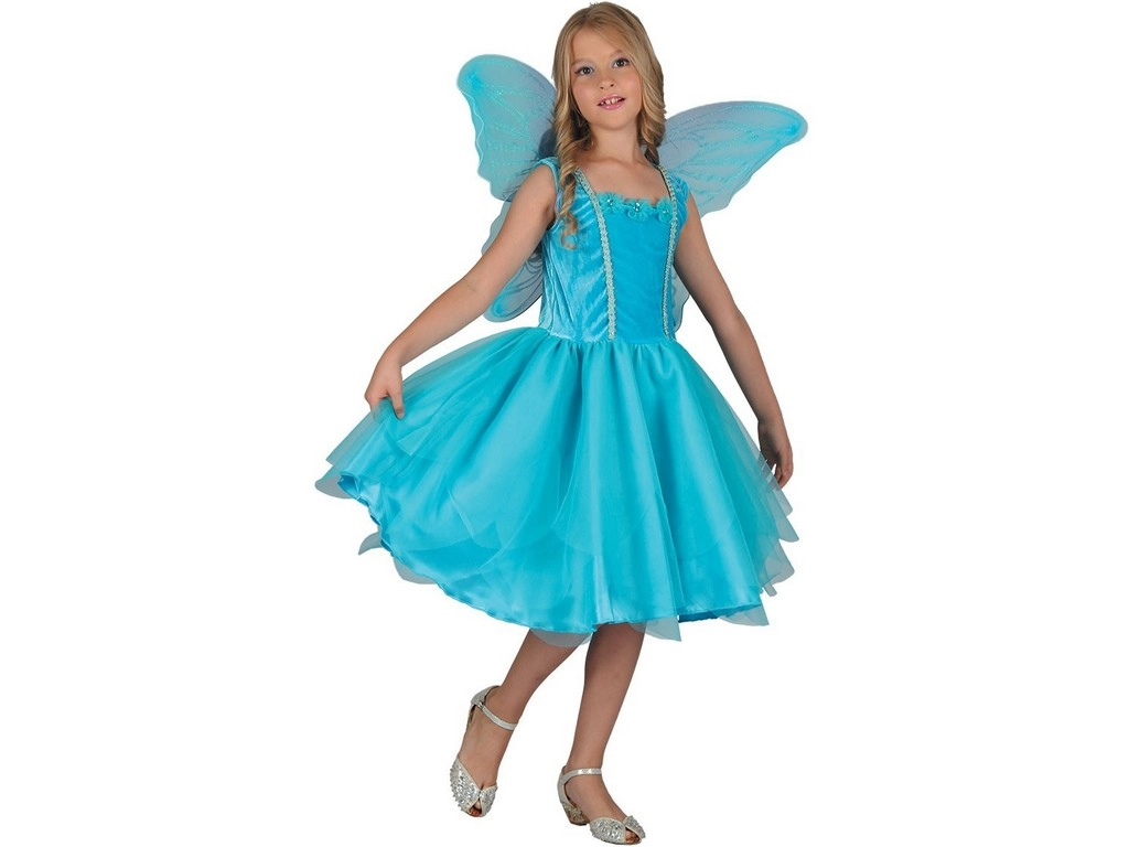 Karnivalové šaty víla pro děti 120–130 cm