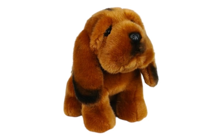 Plyšový pes svatého Huberta 19 cm