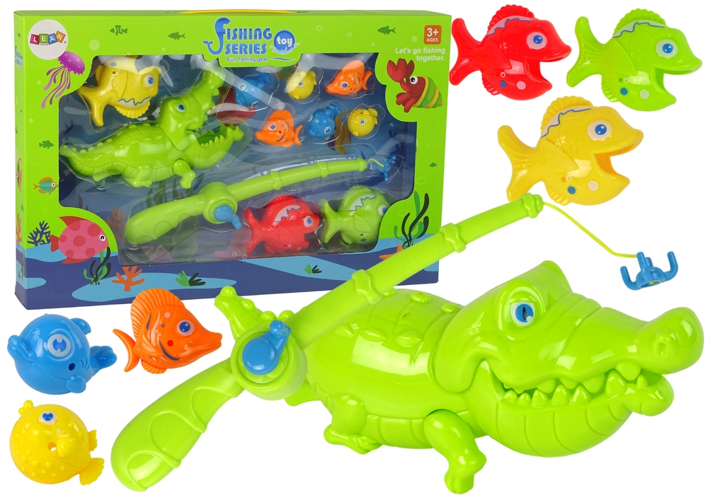 LeanToys Dovednostní hra Sada Rybaření Rybářský prut Rybaření