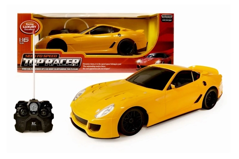 Top Racer dálkově ovládané auto žluté