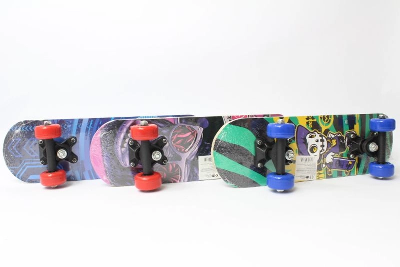 Dřevěná deskorolka 43 cm pro děti a začátečníky