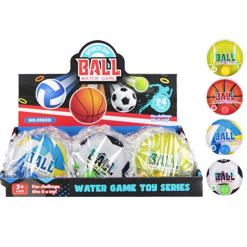 Vodní kapesní hra Sportovní míček 10 cm