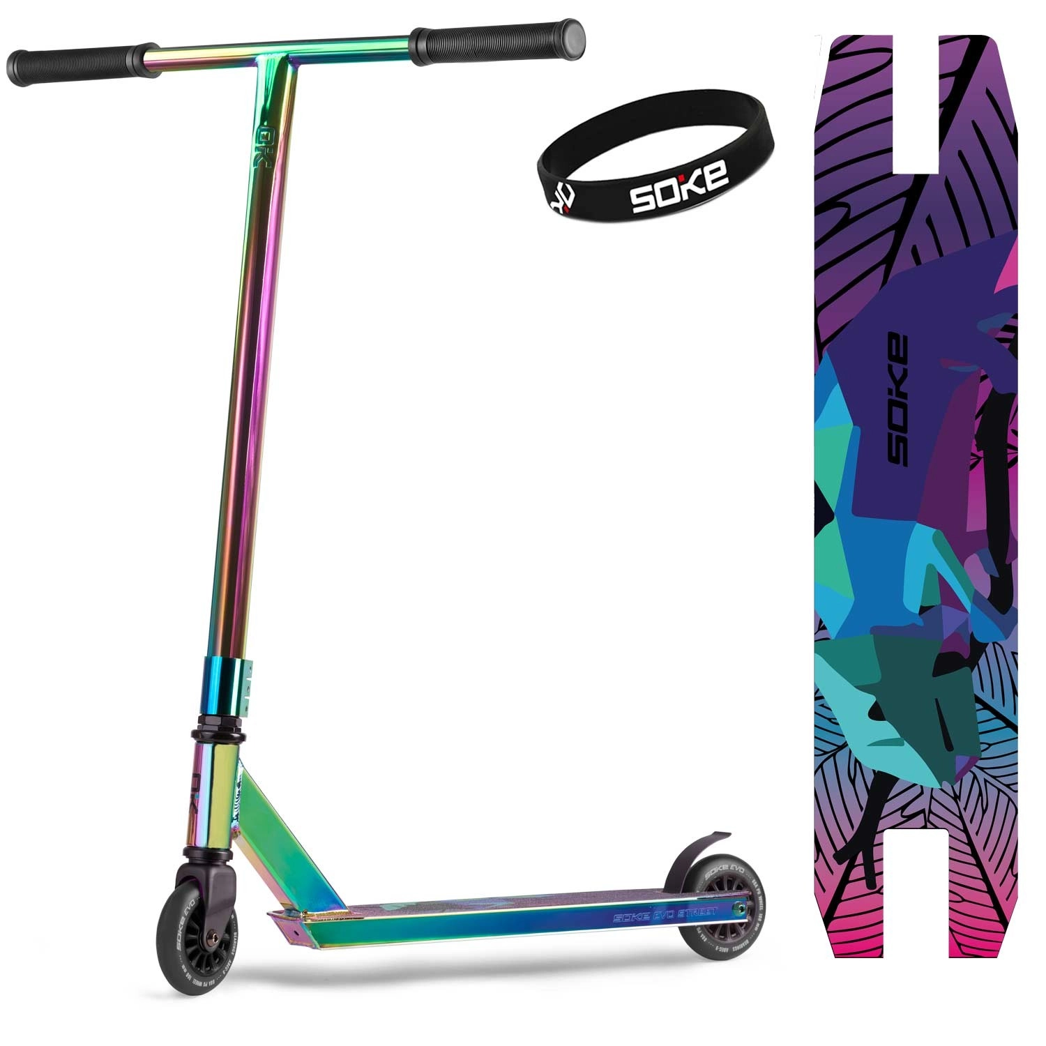 Soke Kickboardová Extreme EVO STREET černá Neochrome