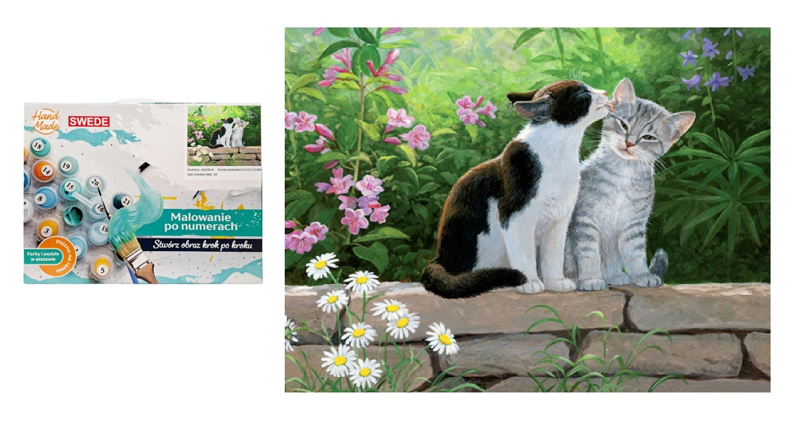 Malování podle čísel – Koťata
