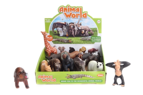 Zvířátka ze safari – sada 12 figurek