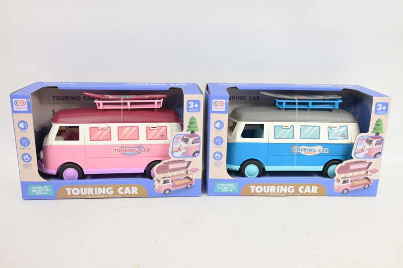 Retro camper van se světly a zvuky 24 cm