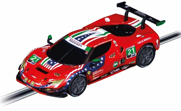 Auto FERRARI 296 GT3 AF Corse č. 21 pro autodráhy GO!!! 1:43
