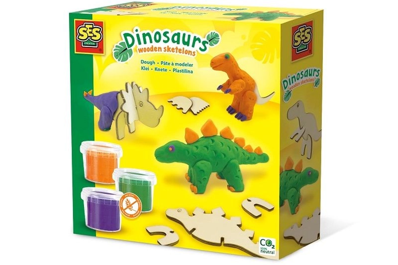 SES Modelovací hmota – dřevění dinosauři
