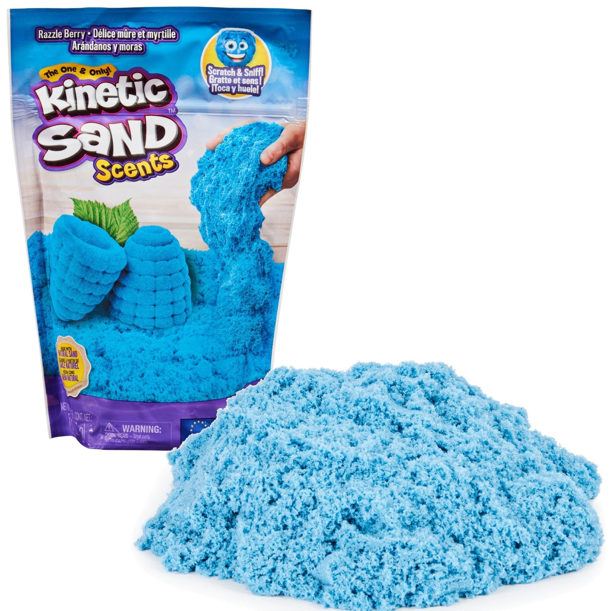 Kinetic Sand Scents voňavý kinetický písek borůvka 227 g