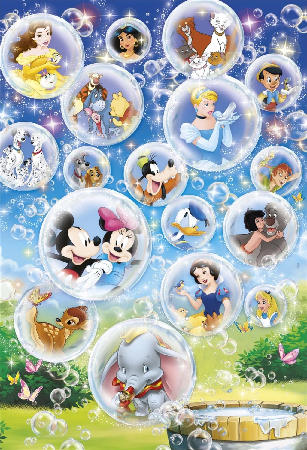 Puzzle CLEMENTONI Svět Disney MAXI 24 dílků