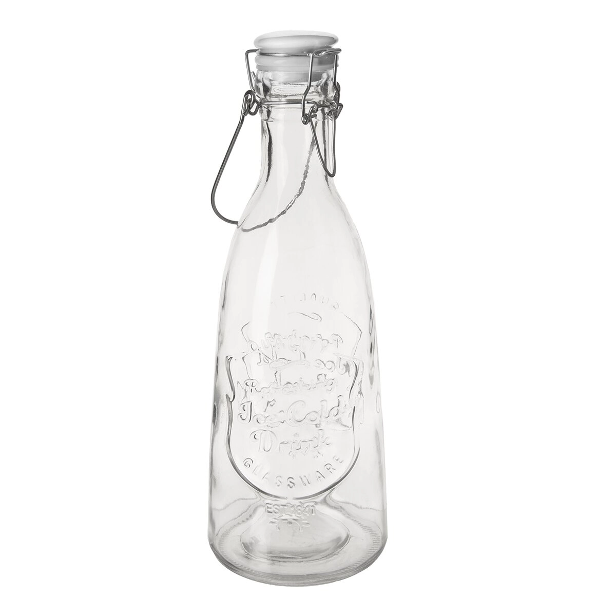 Skleněná láhev s klipovým uzávěrem 1,15 l
