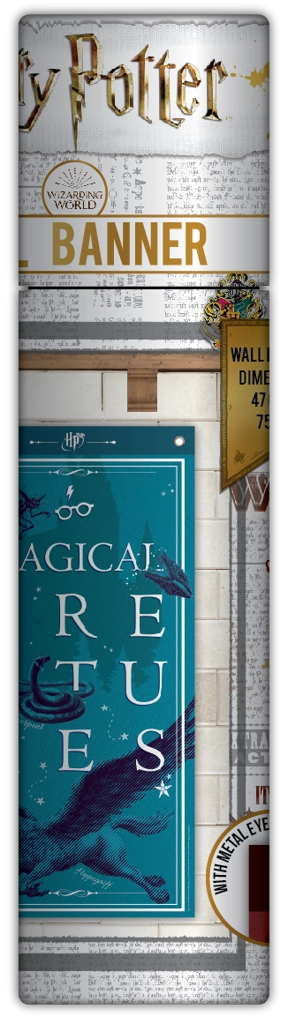 Levně Textilní banner Harry Potter - Kouzelní tvorové