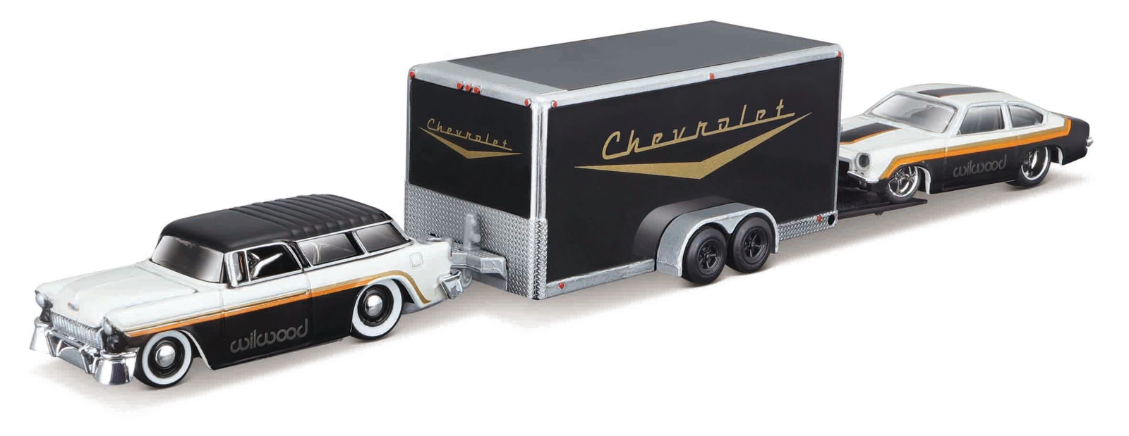 Levně Maisto Design Team Haulers 1955 Chevrolet Nomad + 1971 Chevrolet Vega 1:64