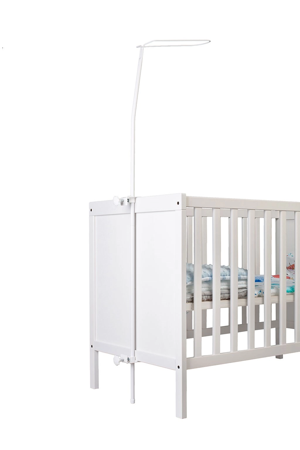 Šroubovací držák na nebesa pro dětskou postýlku s nastavitelnými úchyty