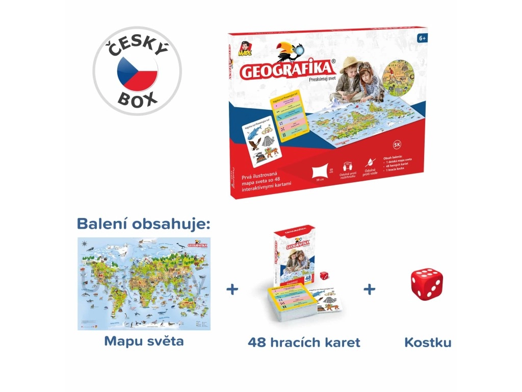 Hra Geografika – vzdělávací rodinná hra o světě