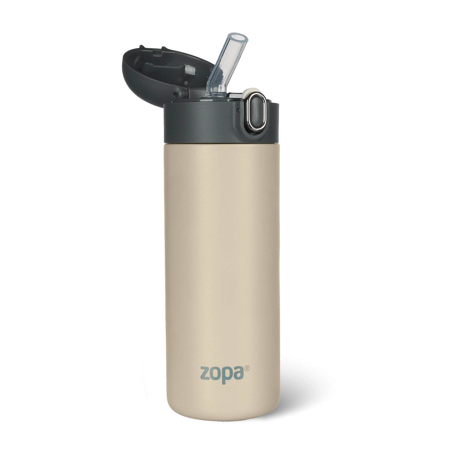 Termoska s brčkem 400 ml Cookie beige