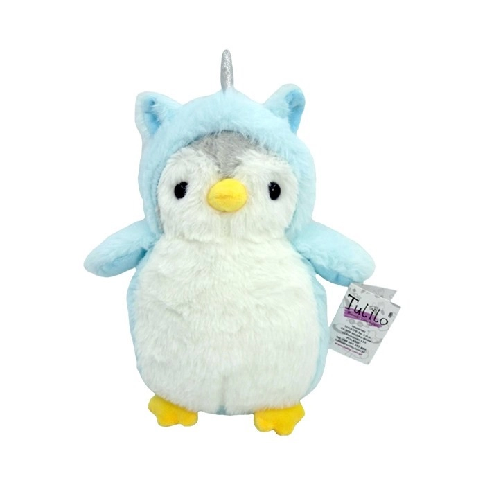 Plyšový tučňák Romek modrý 20 cm