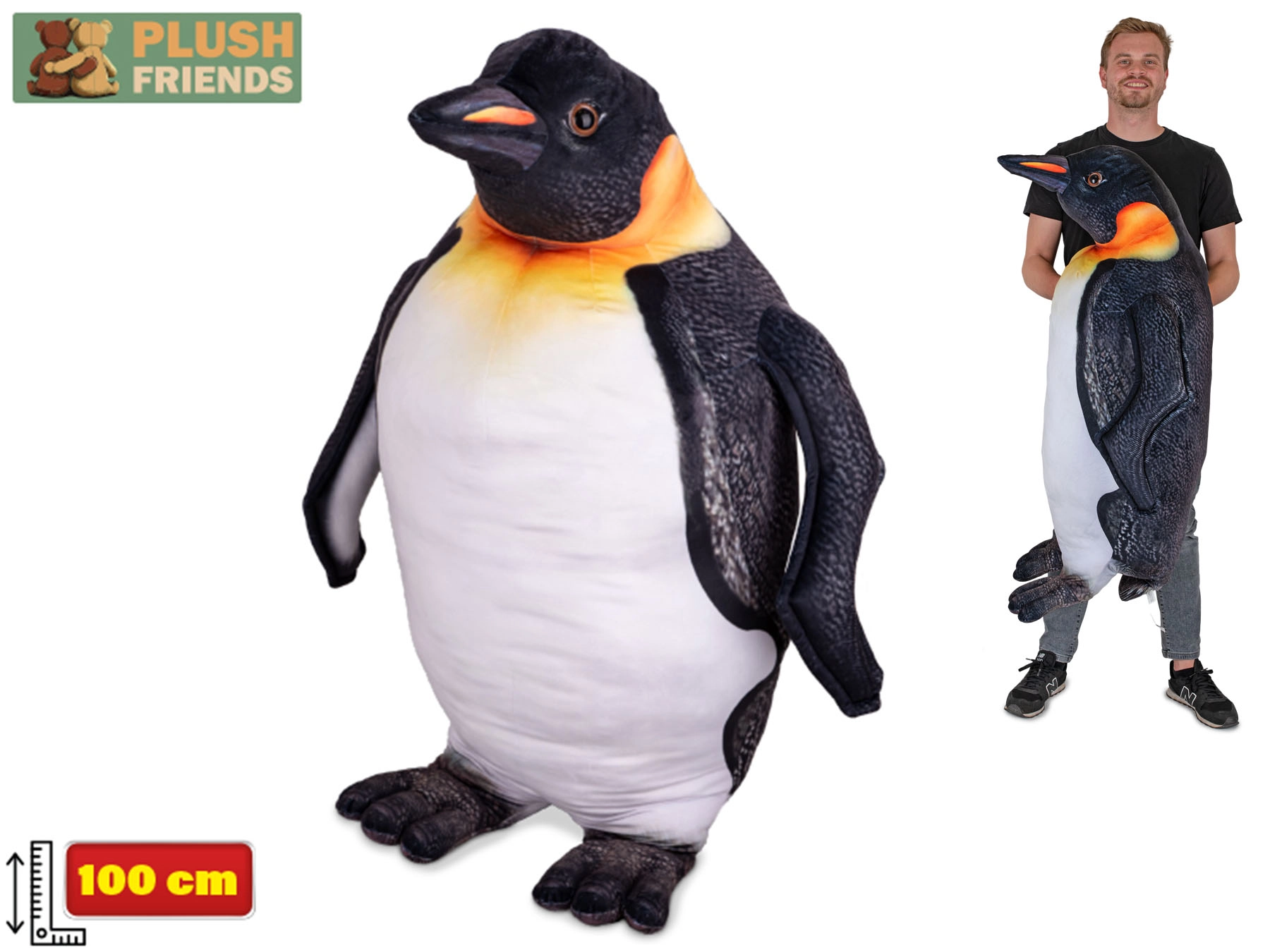 Plyšový tučňák 100 cm Plush Friends