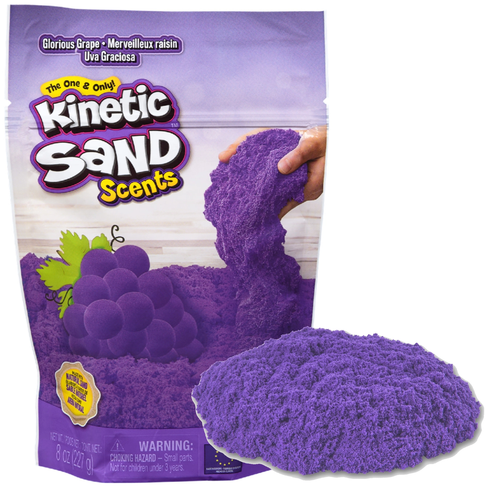 Kinetic Sand Scents voňavý kinetický písek hrozny 227 g