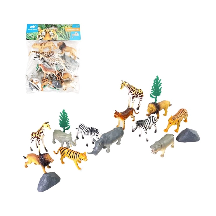 Zvířátka ze safari – sada 16 ks