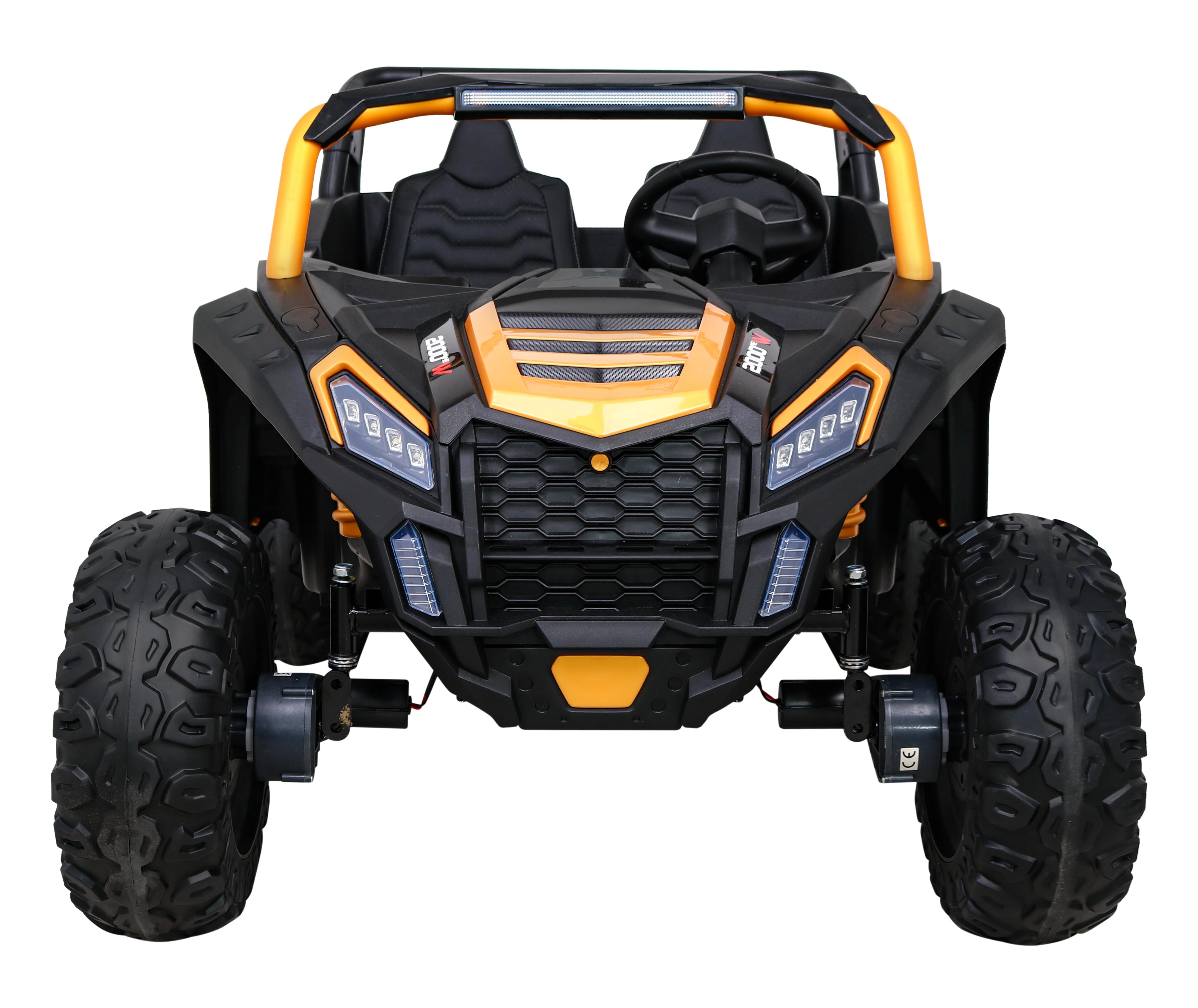 Dětské elektrické buggy ATV Racing 4x4 pro 2 děti – Zlatá