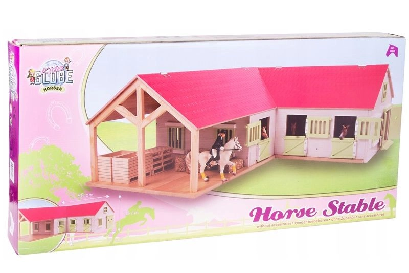 Kids Globe hospodářská budova – stáje pro koně 1:24