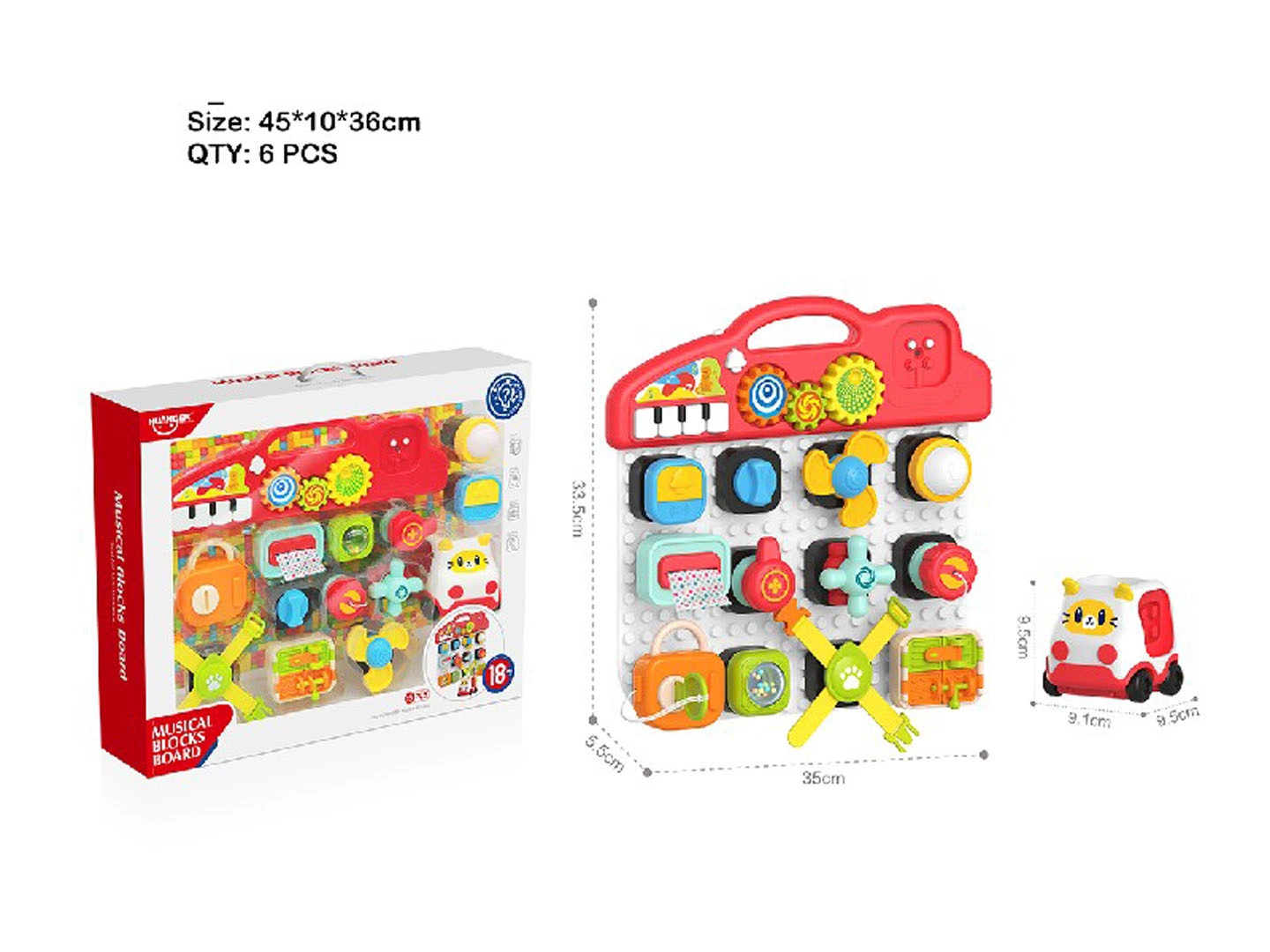 Multifunkční interaktivní tabule s doplňky pro děti