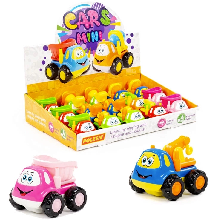 Auto na setrvačník Polesie Patrik – plastové autíčko pro děti