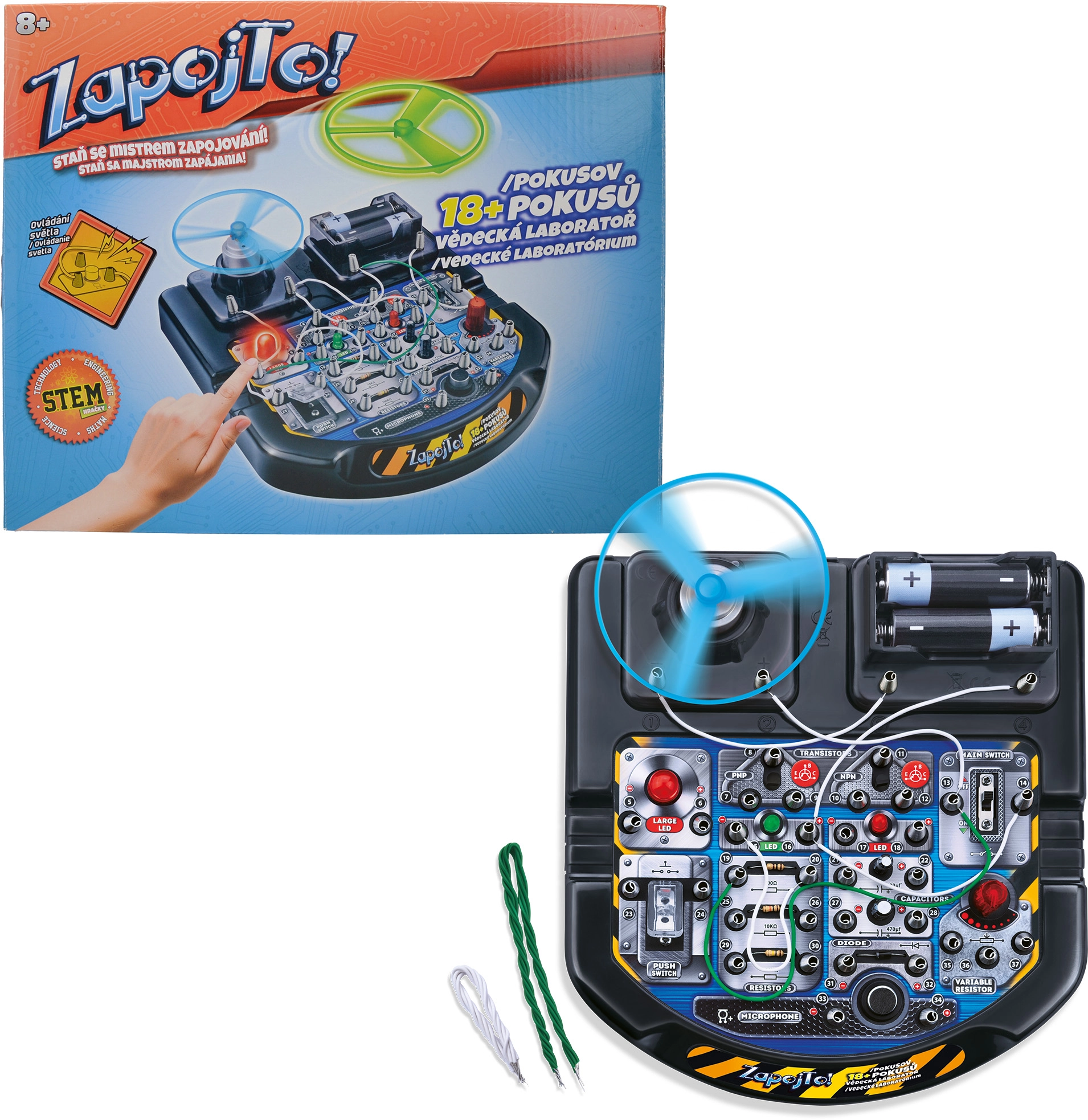 Levně Vědecká laboratoř s ventilátorem a 18+ pokusy TRONEX