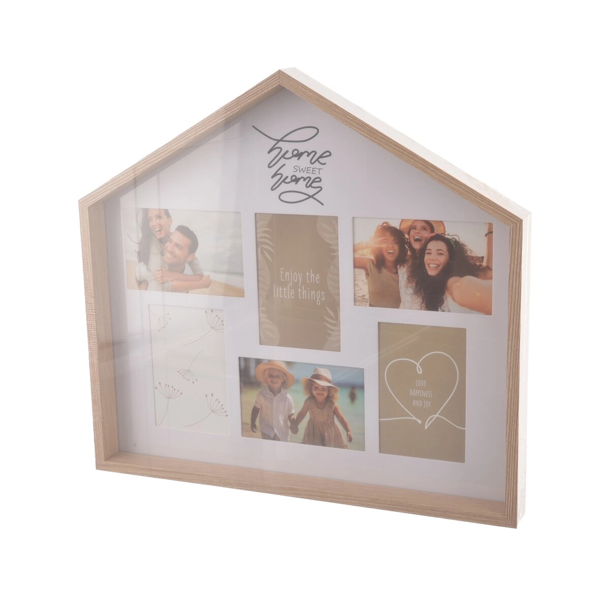 Levně Fotorámeček Home Sweet Home MDF se sklem, 47 x 43 x 4 cm
