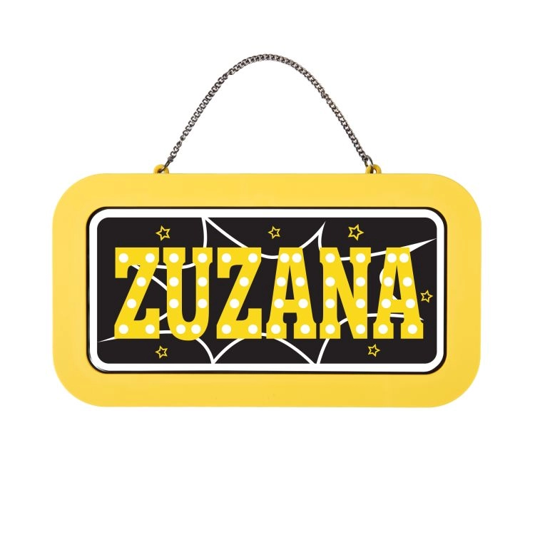 Neonová cedulka se jménem - Zuzana Albi