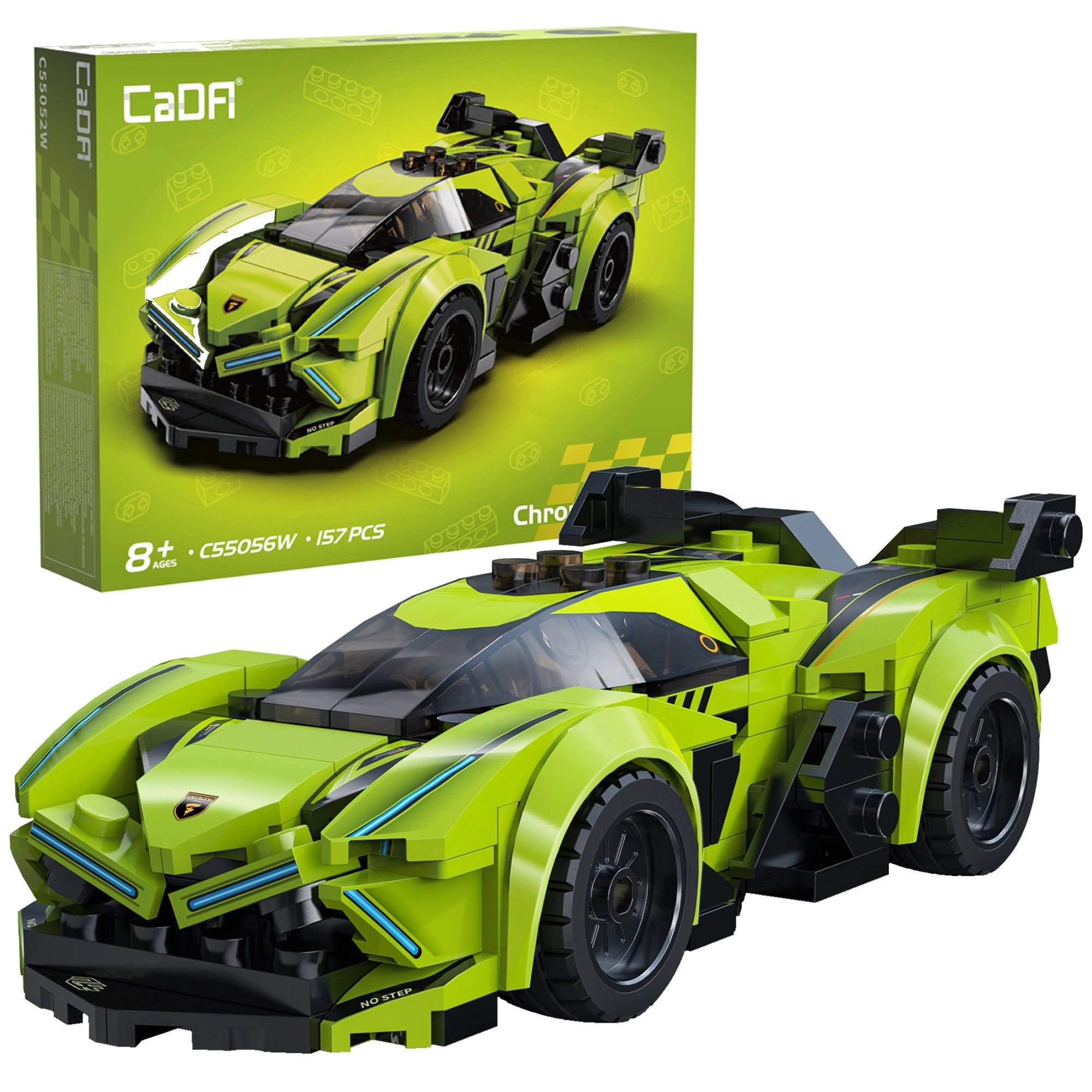 Stavebnice CADA závodní auto Chrono Blade 157 dílků