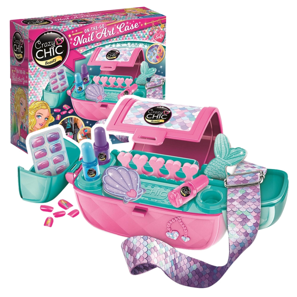 crazy chic mobilní studio na nehty kabelka clementoni