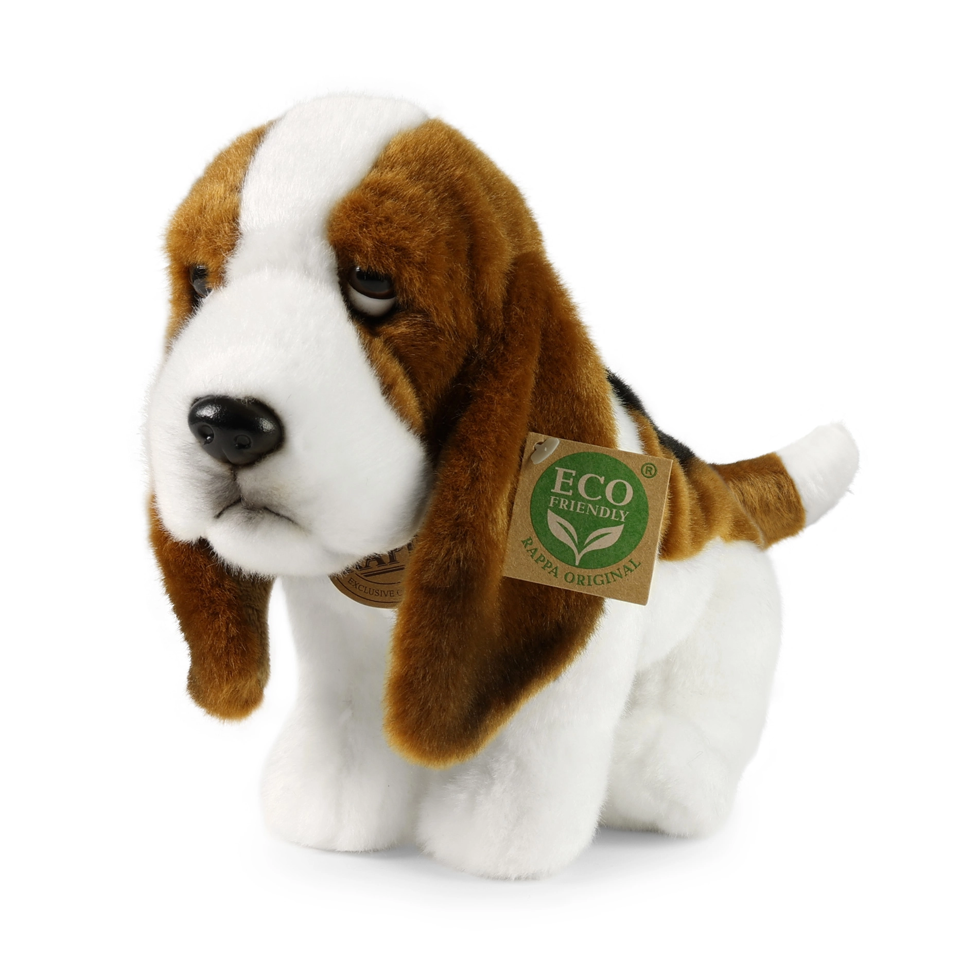 Rappa Plyšový basset 32 cm ECO-FRIENDLY