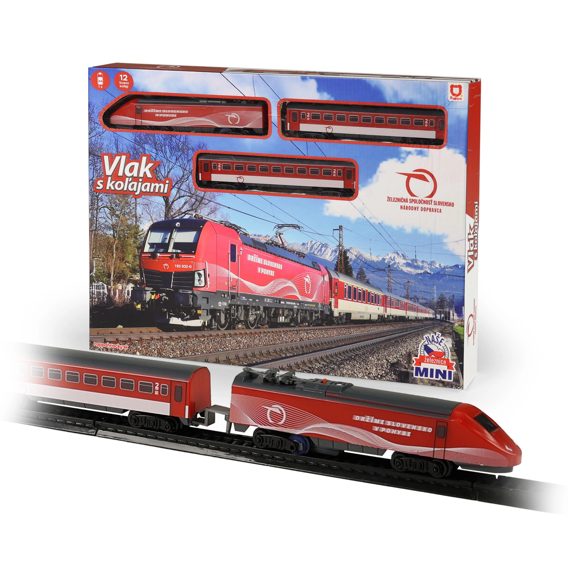 Rappa Vlak Železniční Společnost Slovensko MINI Naše železnice na baterie
