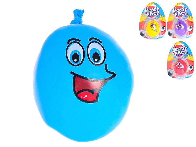 Tvarovací antistresový míček s obličejem 7 cm