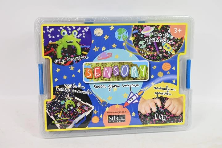 Sensory box s motivem vesmíru
