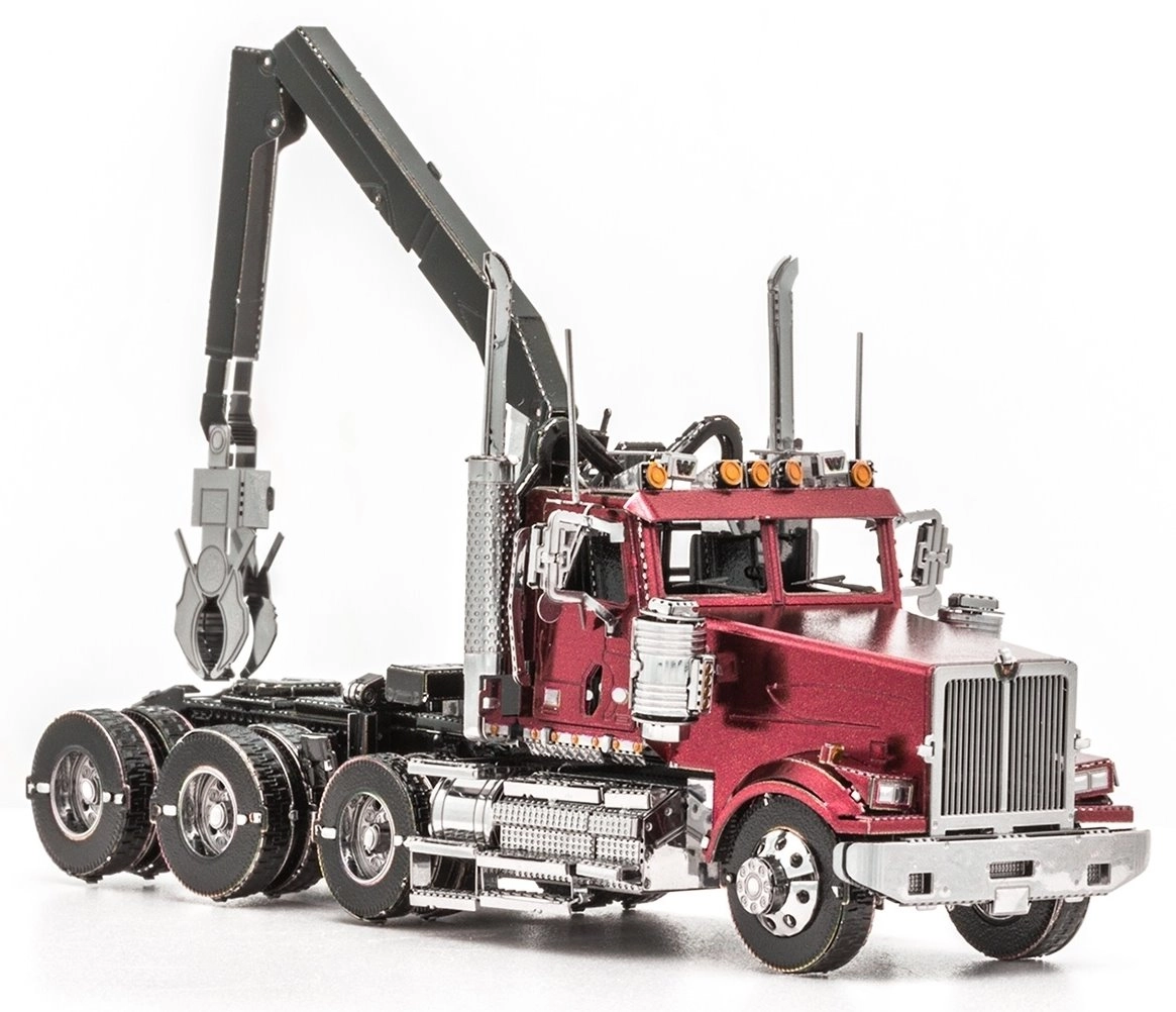 Kovový 3D model Western Star 4900 s kládou