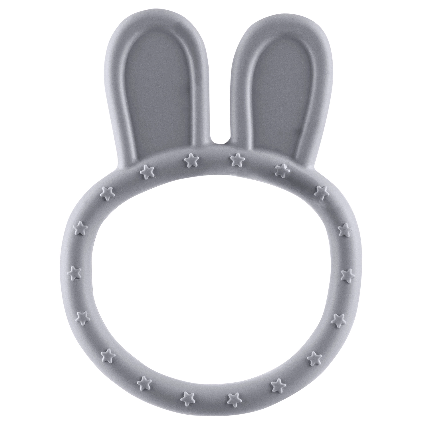 Zopa Silikonové kousátko Rabbit, šedé