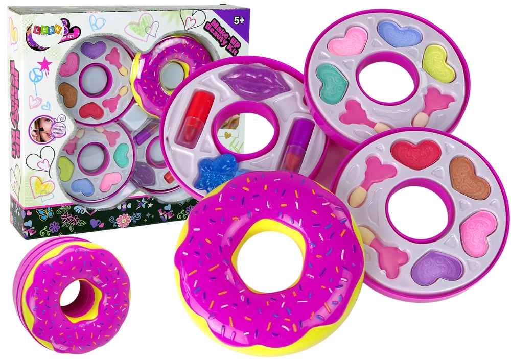 Paletka rtěnky s očními stíny donut