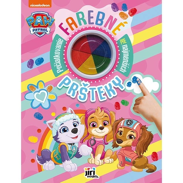 Barevné prstíky PAW PATROL růžové