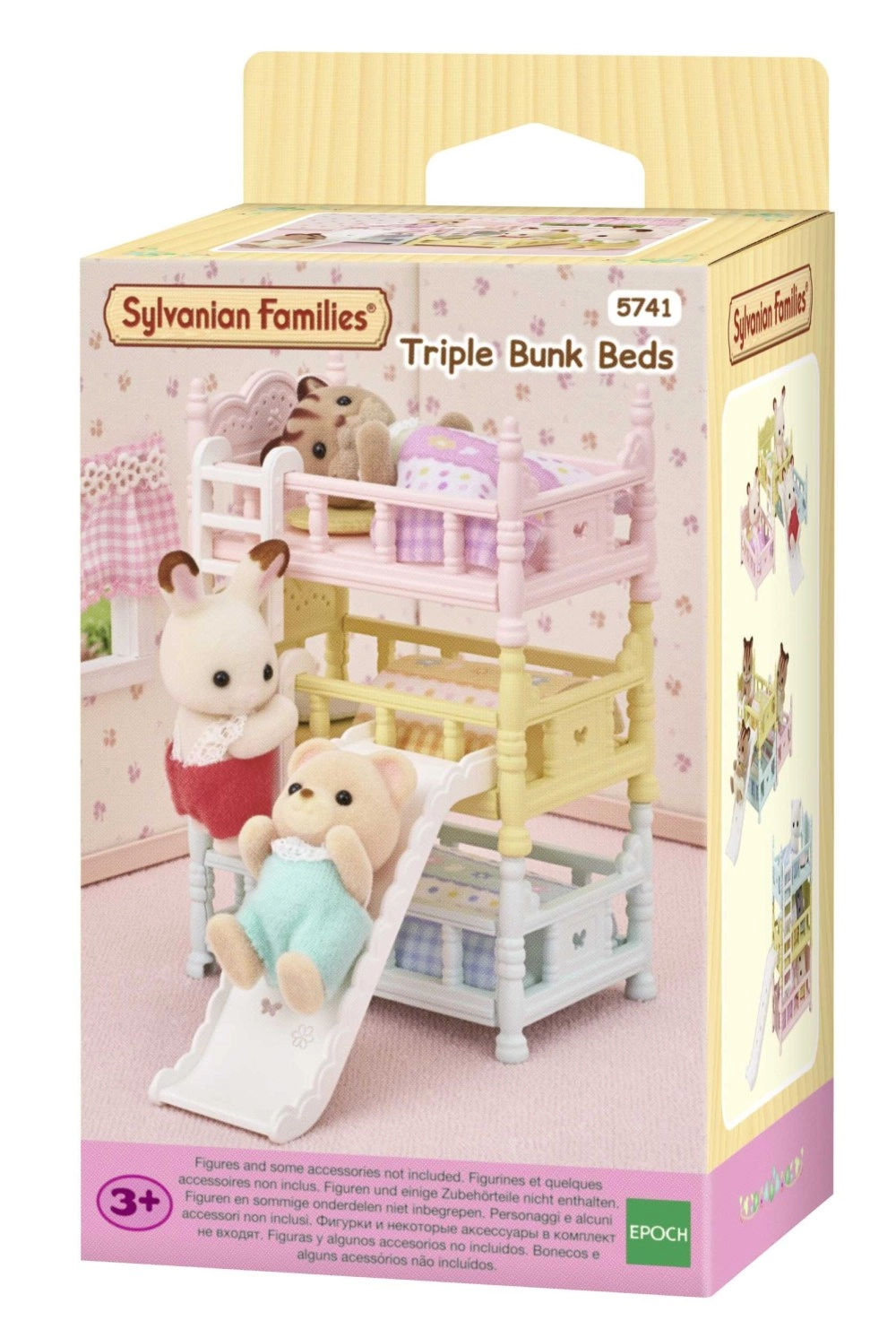 Levně Sylvanian Families 5741 Nábytek třípatrová postel se skluzavkou