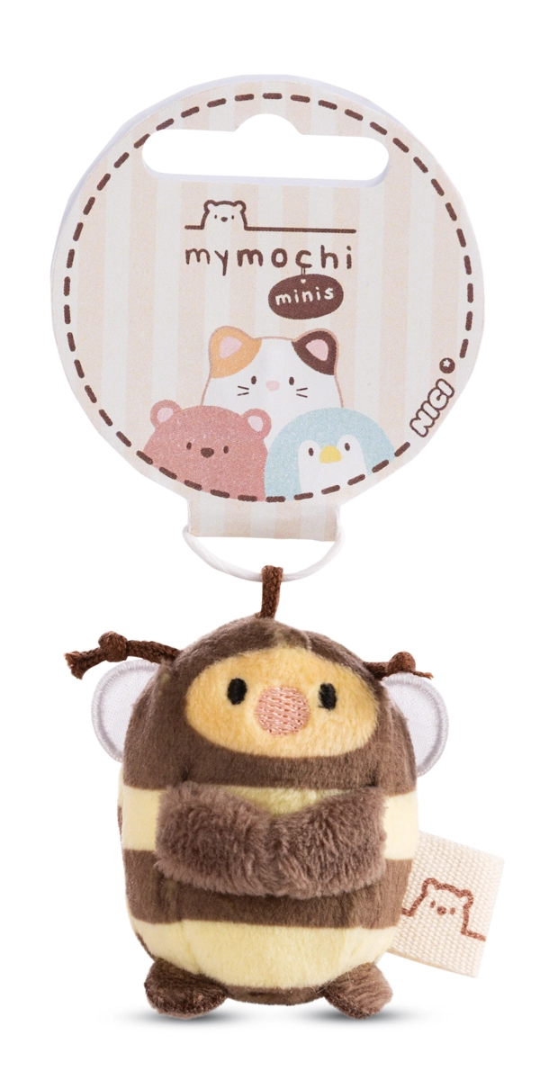 NICI - Mymochi 5cm přívěšek, Včelka Beenie