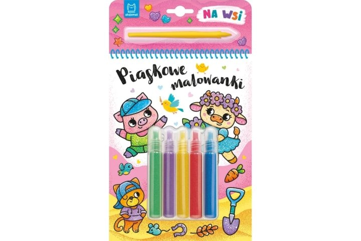Pískové malování Na venkově